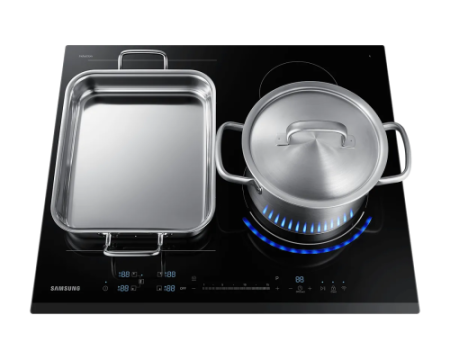 Индукционная панель Samsung NZ64R9777GK с технологией Virtual Flame™