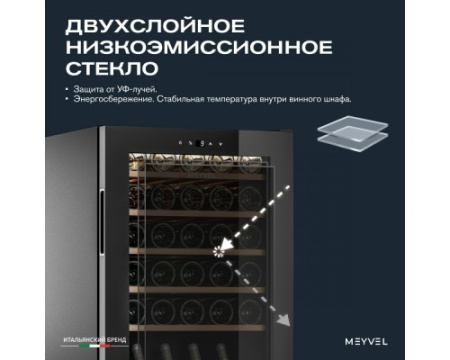 Винный шкаф Meyvel MV30-KBF1