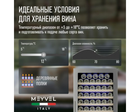 Винный шкаф Meyvel MV163-KST2