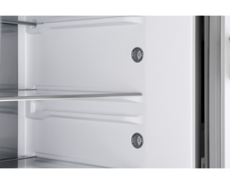 Отдельностоящий холодильник с инвертором Weissgauff WCD 590 NoFrost Inverter Premium Ecofresh Bru Steel Glass