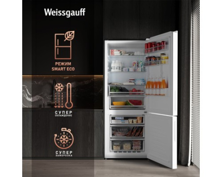 Отдельностоящий холодильник с инвертором Weissgauff WRK 1970 DWG Full NoFrost Inverter