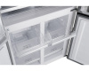 Отдельностоящий холодильник с инвертором Weissgauff WCD 450 White Rock Glass NoFrost Inverter