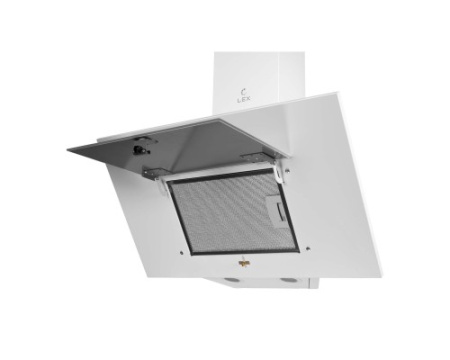 Наклонная кухонная вытяжка LEX Mira 500 White