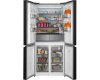 Отдельностоящий холодильник с инвертором Weissgauff WCD 590 NoFrost Inverter Premium Ecofresh Bru Steel Glass
