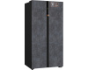 Отдельностоящий холодильник с инвертором Weissgauff WSBS 590 NoFrost Inverter Premium Rock Glass