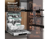 Встраиваемая посудомоечная машина Weissgauff BDW 6151 Inverter Touch AutoOpen Infolight