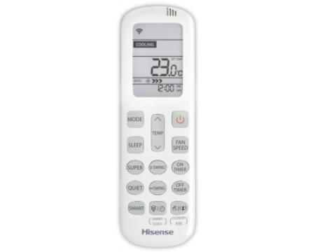 Настенный внутренний блок мульти-сплит системы Hisense Premium AMS-09UR4SVETG67(R) SILVER FM R32