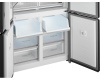 Отдельностоящий холодильник с инвертором Weissgauff WCD 510 Built-in Inverter NoFrost Black Glass