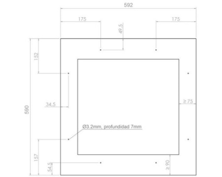 Встраиваемый винный шкаф Pando PVMAP 60-25 PAR