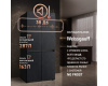 Отдельностоящий холодильник с инвертором Weissgauff WCD 450 Rock Glass NoFrost Inverter