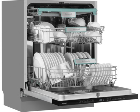 Встраиваемая посудомоечная машина Weissgauff BDW 6135 D Inverter Autoopen Timer Floor
