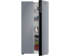 Отдельностоящий холодильник с инвертором Weissgauff WSBS 600 NoFrost Inverter Dark Grey Glass