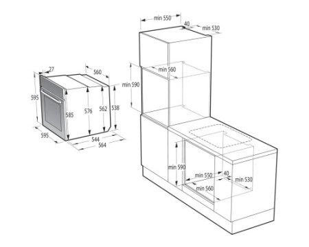 Духовой шкаф Gorenje BFS6148B