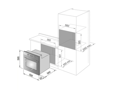 Многофункциональный электрический духовой шкаф DeLonghi SLM 9 RUS