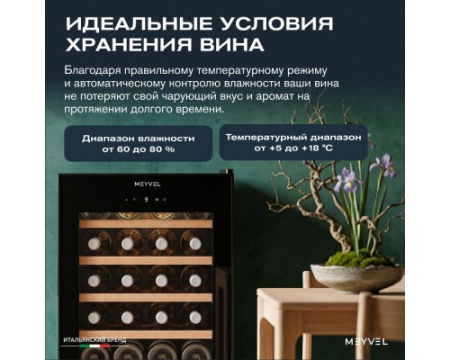 Винный шкаф Meyvel MV24-CBF1-Next