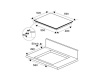 Индукционная варочная панель Bertazzoni Modern P603IC1B2NEE черная