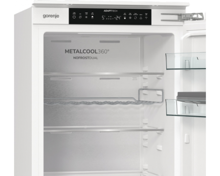 Встраиваемый двухкамерный холодильник Gorenje NRKI517E82WF