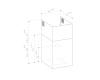 Настенная вытяжка Sirius MO 210 W