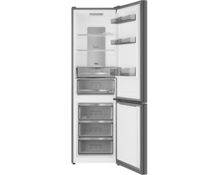 Отдельностоящий холодильник с инвертором Weissgauff WRK 2000 Total NoFrost Inverter Bru Steel Glass