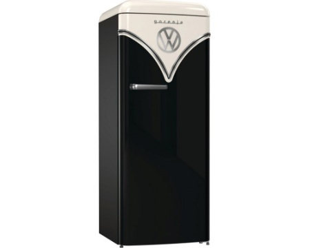 Отдельностоящий двухкамерный холодильник Gorenje OBRB615DBK