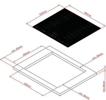 Варочная поверхность KUPPERSBERG ICS 644
