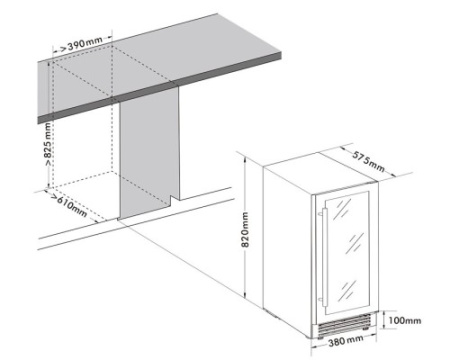 Винный шкаф Cellar Private CP032-1T