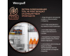 Отдельностоящий холодильник Weissgauff WRK 195 D Full NoFrost White Rock Glass