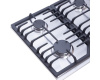 Газовая варочная панель HiSTORY HGE 640C FIX, серебристый INOX