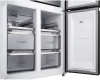 Отдельностоящий холодильник с инвертором Weissgauff WCD 590 Nofrost Inverter Premium Ecofresh Dark Inox