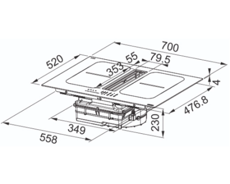 Варочная панель Franke FSM 7081R HI 340.0705.338