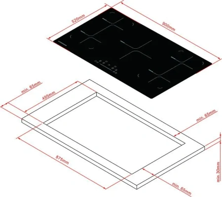 Варочная поверхность KUPPERSBERG ICS 905