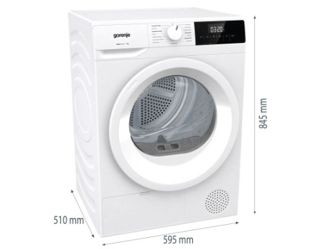 Сушильная машина с тепловым насосом Gorenje D2HNE7EW/C