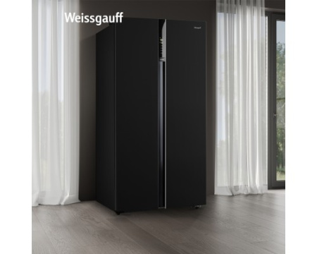 Отдельностоящий холодильник с инвертором Weissgauff WSBS 600 BG NoFrost Inverter