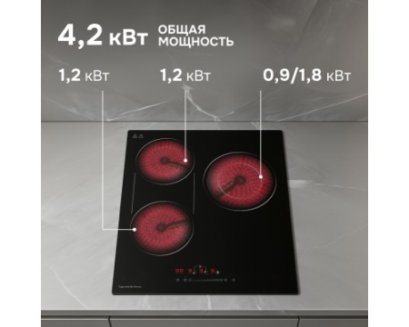 Стеклокерамическая варочная панель Zigmund & Shtain CN 42.4 B