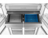 Отдельностоящий холодильник с инвертором Weissgauff WCD 590 Nofrost Inverter Premium EcoFresh Black Glass
