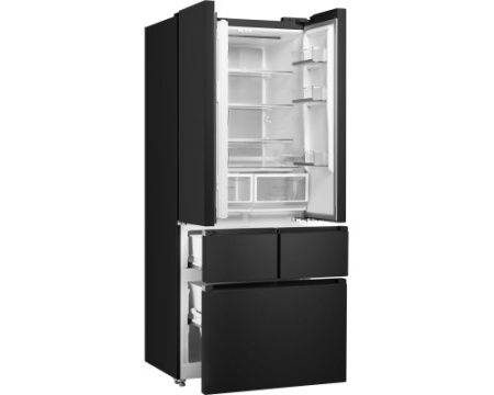 Отдельностоящий холодильник Weissgauff WFD 450 Built-in Inverter NoFrost Dark Inox