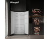 Отдельностоящий холодильник с инвертором Weissgauff WSBS 600 NoFrost Inverter Rock Glass