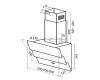 Вытяжка Maunfeld CASCADA 60 Glass White