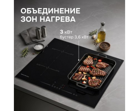 Стеклокерамическая варочная панель Zigmund & Shtain CI 61.6 B