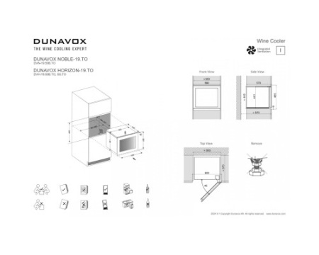 Винный шкаф Dunavox DVH-19.50C.TO