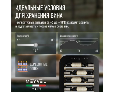Винный шкаф Meyvel MV34-KBF1