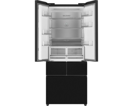 Отдельностоящий холодильник Weissgauff WFD 450 Built-in Inverter NoFrost Dark Inox