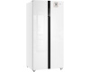 Отдельностоящий холодильник с инвертором Weissgauff WSBS 500 Inverter NoFrost White Glass