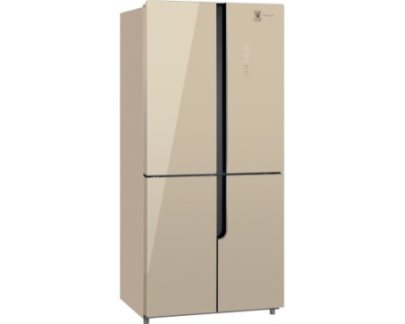 Отдельностоящий холодильник с инвертором Weissgauff WCD 470 BeG NoFrost Inverter