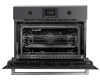 Компактный духовой шкаф с микроволнами Kuppersbusch CBM 6350.0 GPH 6 Black Steel