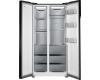 Отдельностоящий холодильник с инвертором Weissgauff WSBS 590 NoFrost Inverter Premium Rock Glass