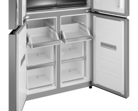 Отдельностоящий холодильник с инвертором Weissgauff WCD 450 XNF Built-in
