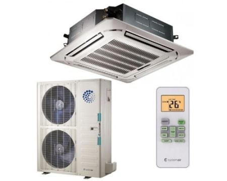 Кассетный кондиционер Systemair SYSPLIT CASSETTE 48 EVO HP R