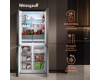 Отдельностоящий холодильник с инвертором Weissgauff WCD 450 Rock Glass NoFrost Inverter