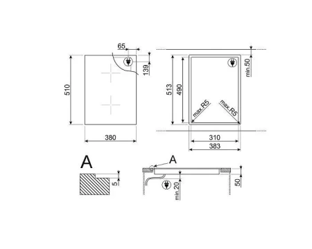 Варочная поверхность SMEG SIM3323D